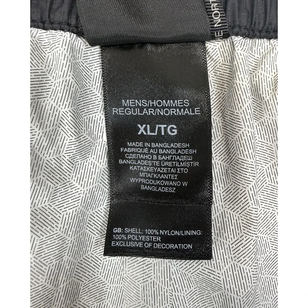 The North Face Antora Dryvent Mens Rain Pants Black Nylon Shell Size XL